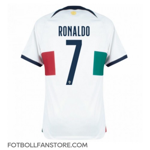 Portugal Cristiano Ronaldo #7 Borta matchtröja VM 2022 Kortärmad Billigt
